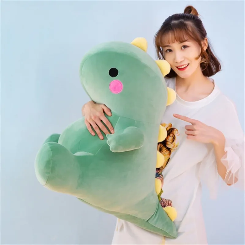 

25-50cm Super Soft Lovely Dinosaur Plush Doll Cartoon Stuffed Animal Dino Toy for Kids Baby Hug Doll Sleep Pillow Home Decor
