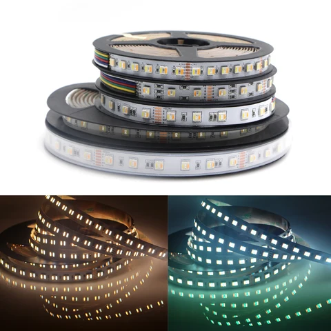 RGBCCT светодиодная лента 5 в 1 Viktorovna 12/24В 60/96 LEDs/m 12мм