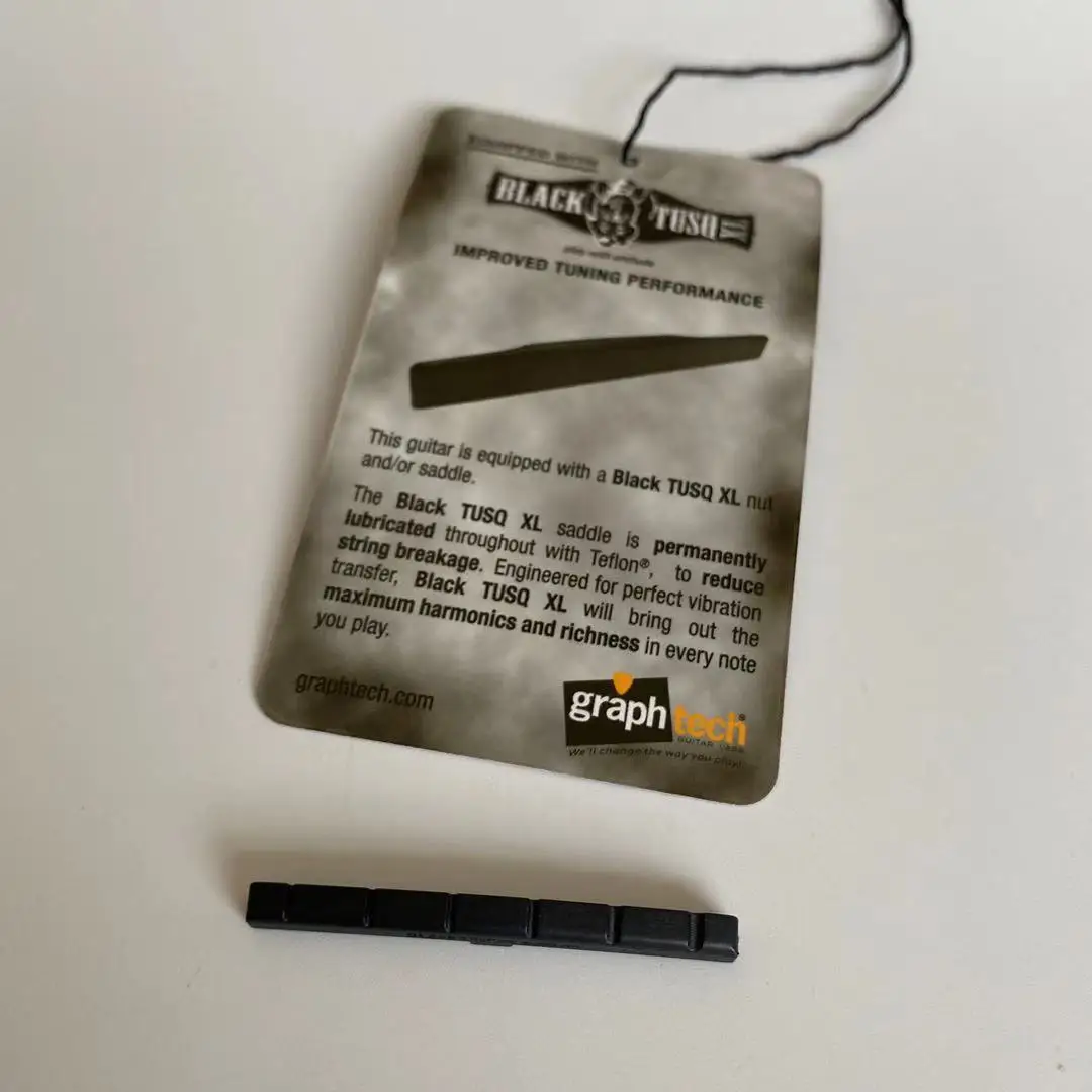 graph tech gitarre mutter schwarz tusq xl 5000 00 flachen boden für sttele elektrische gitarre teile made in kanada free global shipping