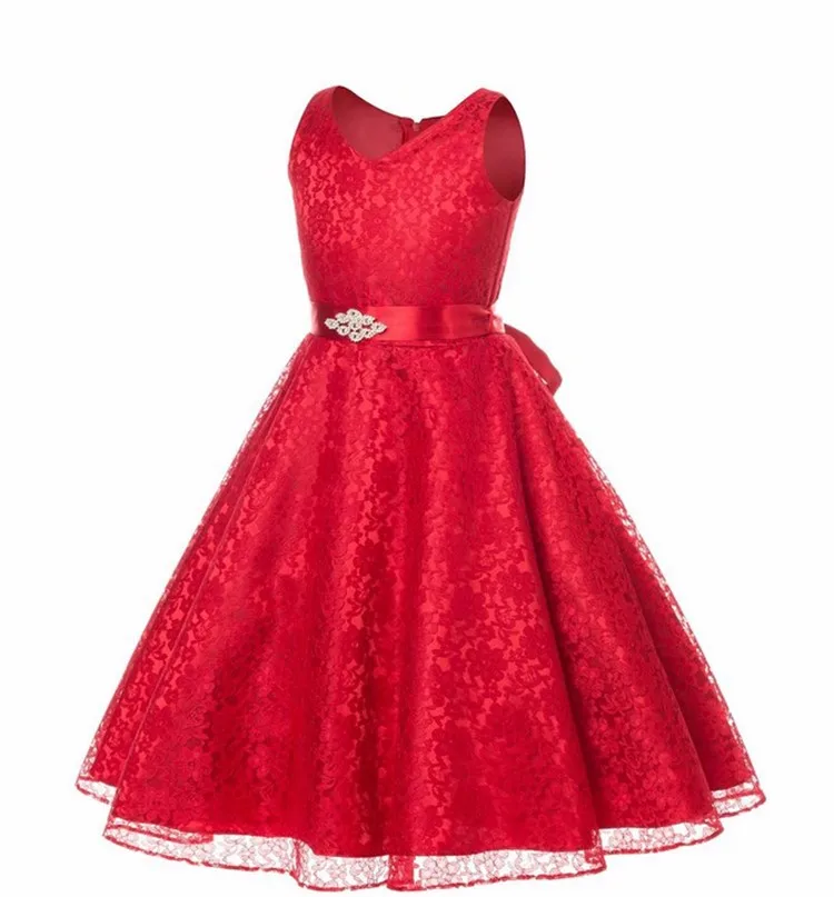 New Summer Baby Girls Dress Princess Bow Toddler Girl Dresses Party And Wedding Kids For 2 8 10 12 Years Prom | Детская одежда и