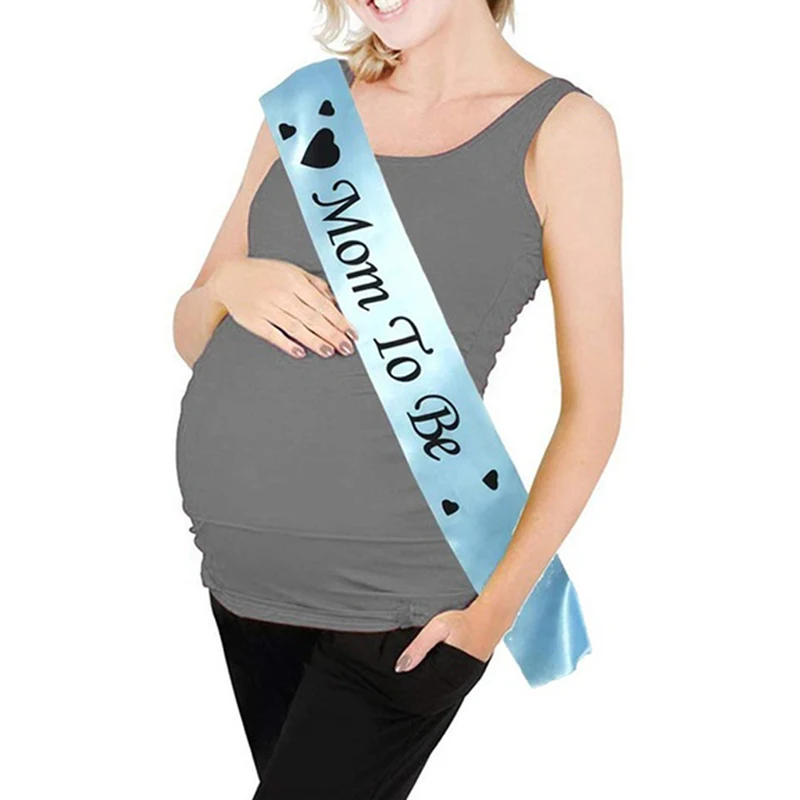 Newborn Party Decoration Pregnant Mom Favor Gift Mommy Mum To Be Sash Baby Boy Girl Shower Sash156x9.5cm | Дом и сад