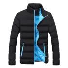 Высококачественная бархатная Толстая теплая куртка с защитой от ветра для мужчин, теплая пуховая куртка на молнии на осень и зиму, легкое пальто высшего качества