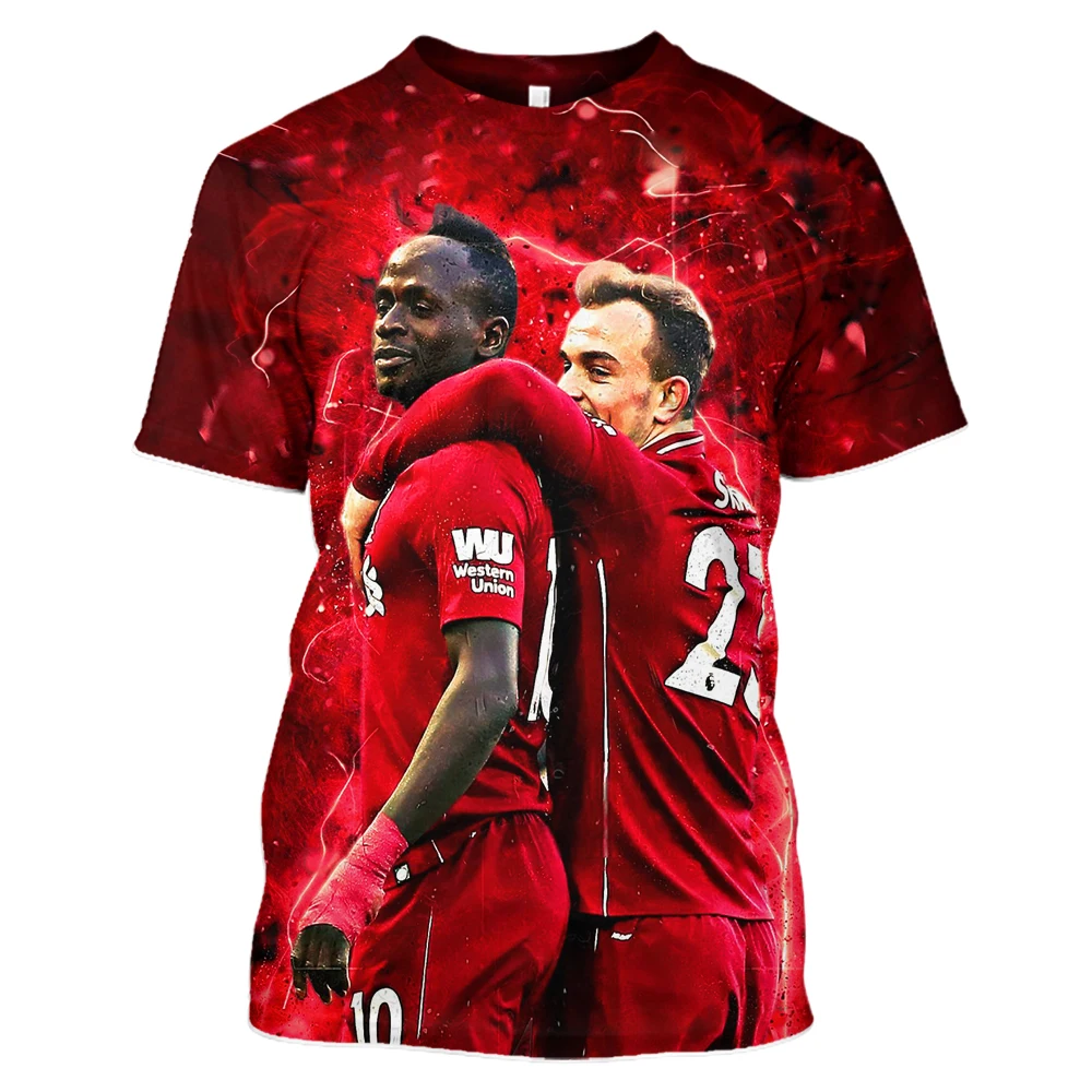 2019 Новый 3D принт классический Ливерпуль футбол Основные футболки мужчин и женщин