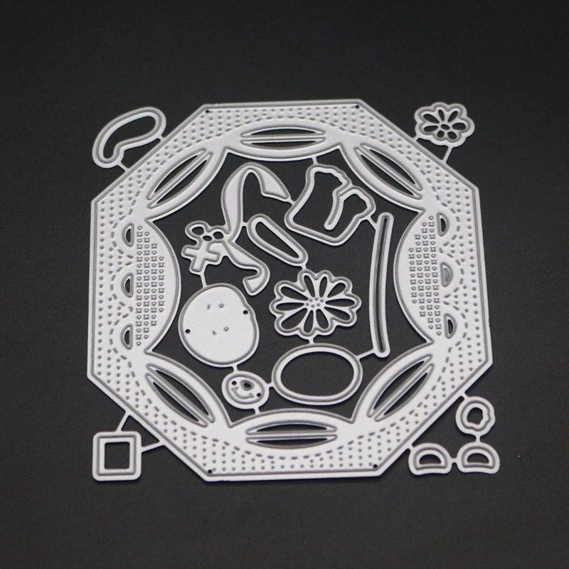 YINISE скрапбукинга металлические режущие штампы для трафареты Медвежонок фон