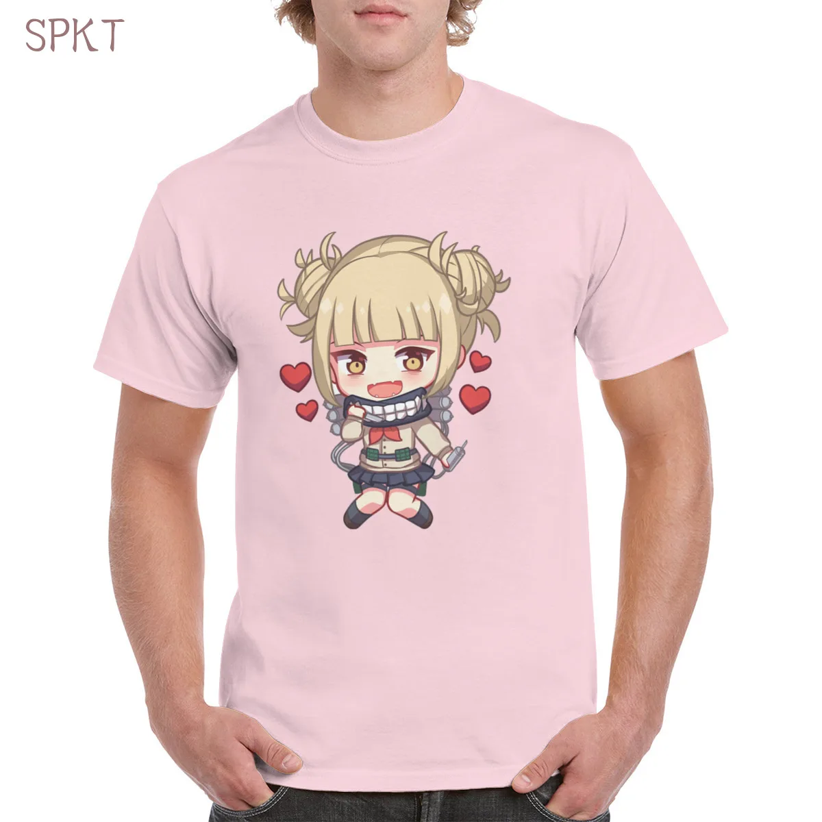 

Himiko Toga Cute anime manga 100% Cotton Tshirt Top Harajuku Aesthetic Tshirt Oversized clothes Female/Man