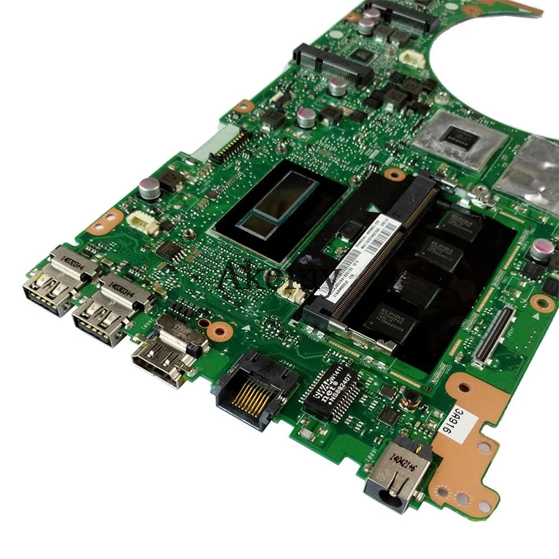 Akemy S551LB материнская плата для ноутбука ASUS S551LN S551LD S551L тест оригинальная 4G RAM I7-4500U