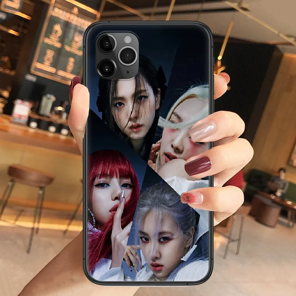 

Singer LISA KPOP BLACKPINKS Phone Case Cover Hull For iphone 5 5s se 2 6 6s 7 8 12 mini plus X XS XR 11 PRO MAX black 3D back