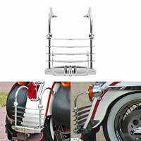 motorcycle chrome rear bumper cheese grater for harley heritage springers flsts 1997 2003 1998 1999 2000 2001 2002