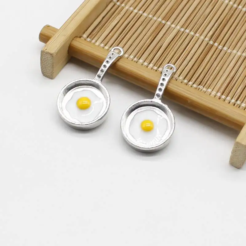 4 шт секс дикие ювелирные изделия кулон древнее серебро яйцо жареная Подвеска из