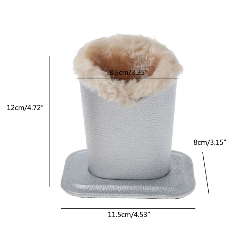 

13MC PU Leather Eyeglass Holders Sunglass Stands with Soft Plush Lining Eyeglass Holder Stands Safe Plush Lined Glasses Case