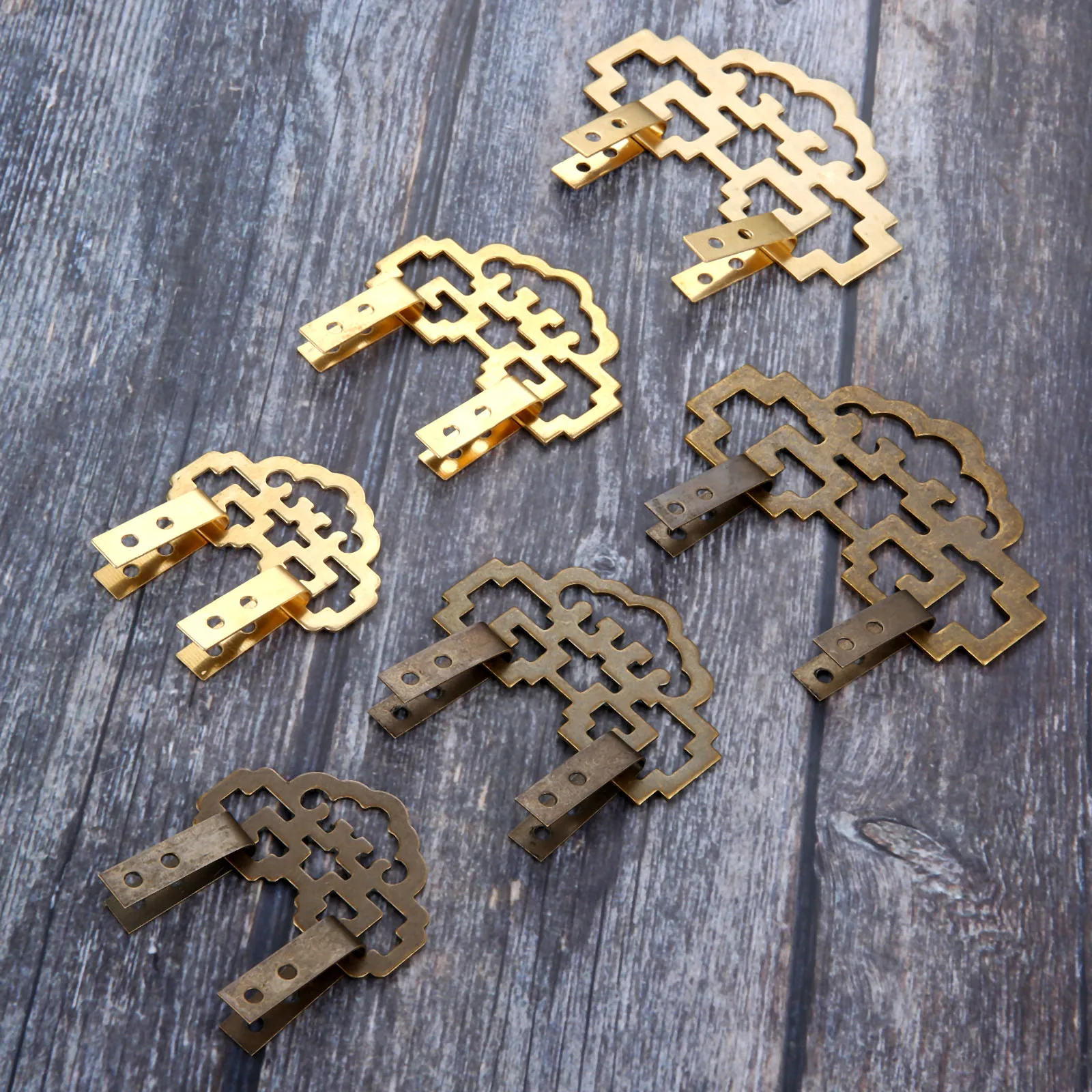 2 шт. античная бронза/латунь декоративная рамка подвесная картина масляная