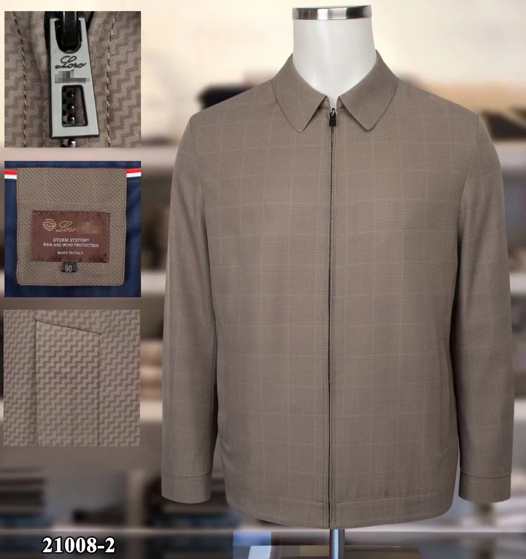 

Мужское осенне-зимнее пальто с вышивкой и карманами