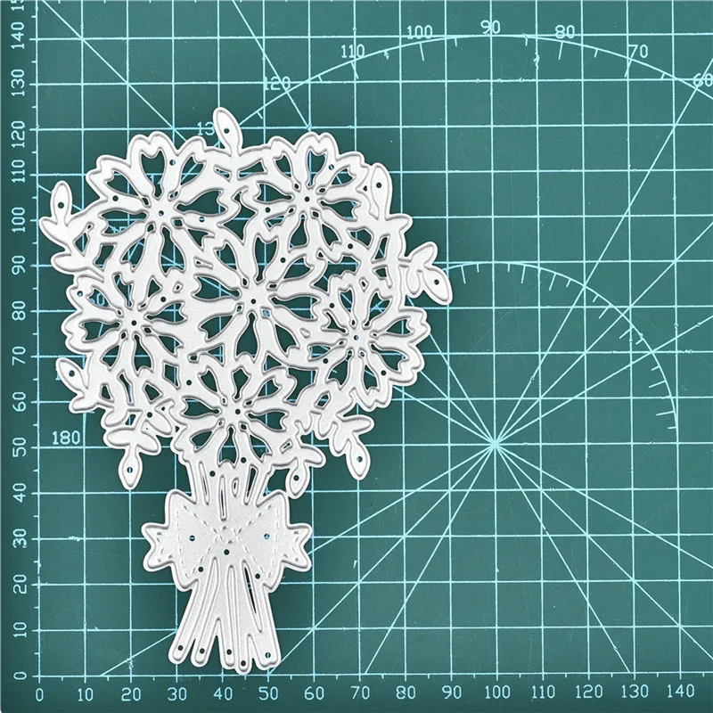 GJCrafts букет штампов Скрапбукинг цветок металлические Вырубные штампы для карт