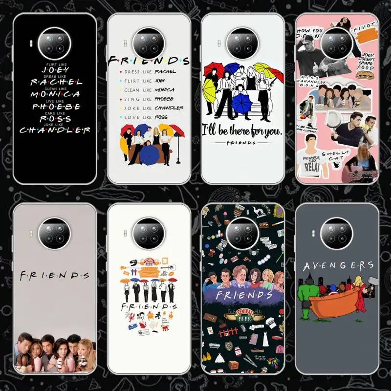 

TV Series Friends Phone Case Transparent for Xiaomi mi Redmi note 10 t 8 9 pro lite 11 Samsung S 8 9 10 20