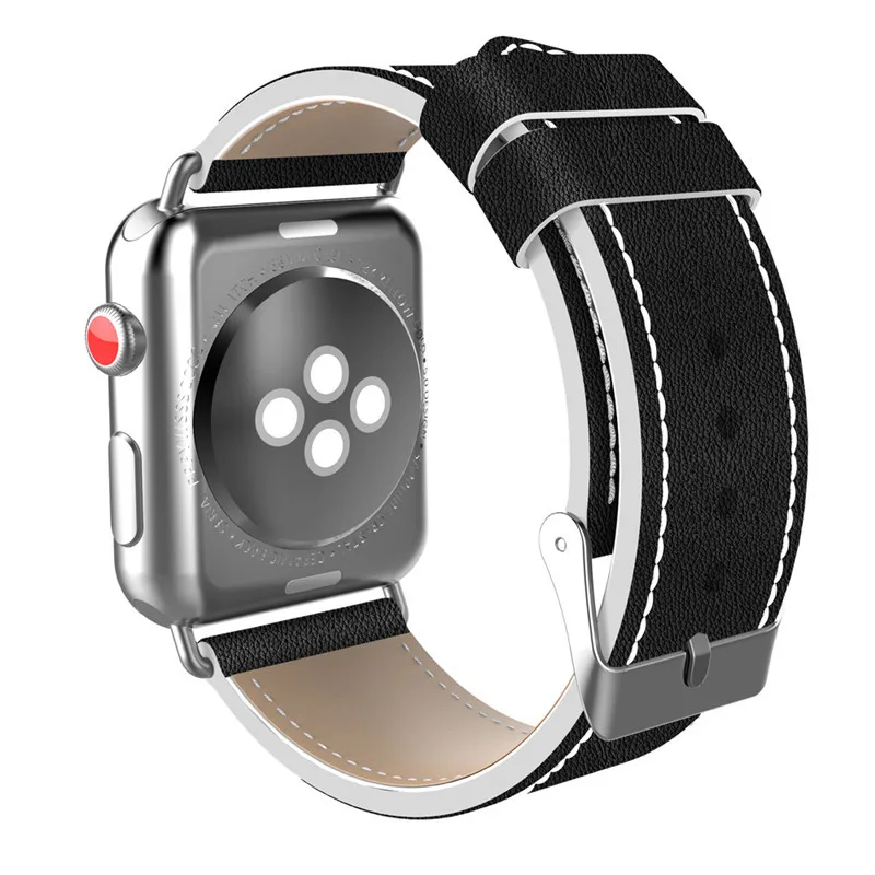 Коровьей кожаная Петля ремешок для apple watch iWatch серии 3/2/1 Тиффани синий разные