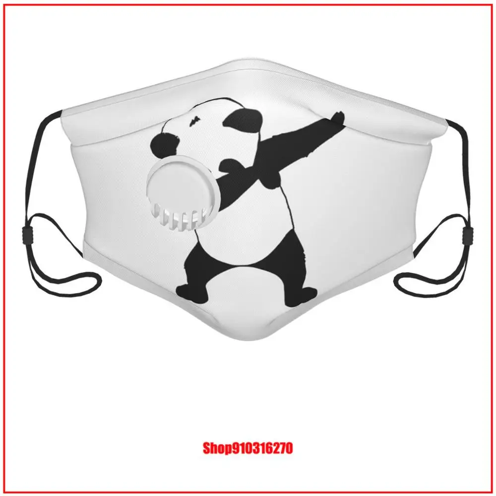 Симпатичная маска для лица модная Dab Life Panda Dance забавная закрывающая рот тушь