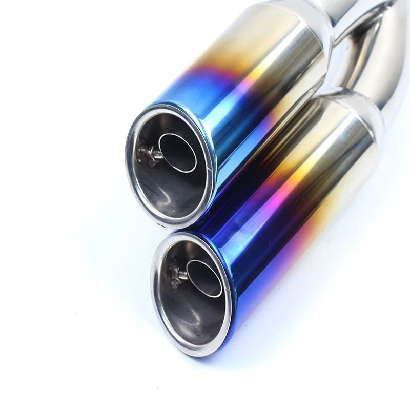 Модифицированный глушитель выхлопных газов для мотоцикла с лазерной