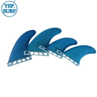 surfboard single tabs mgl blue surfboard fin quad fin set fiberglass honeycomb fin orange color