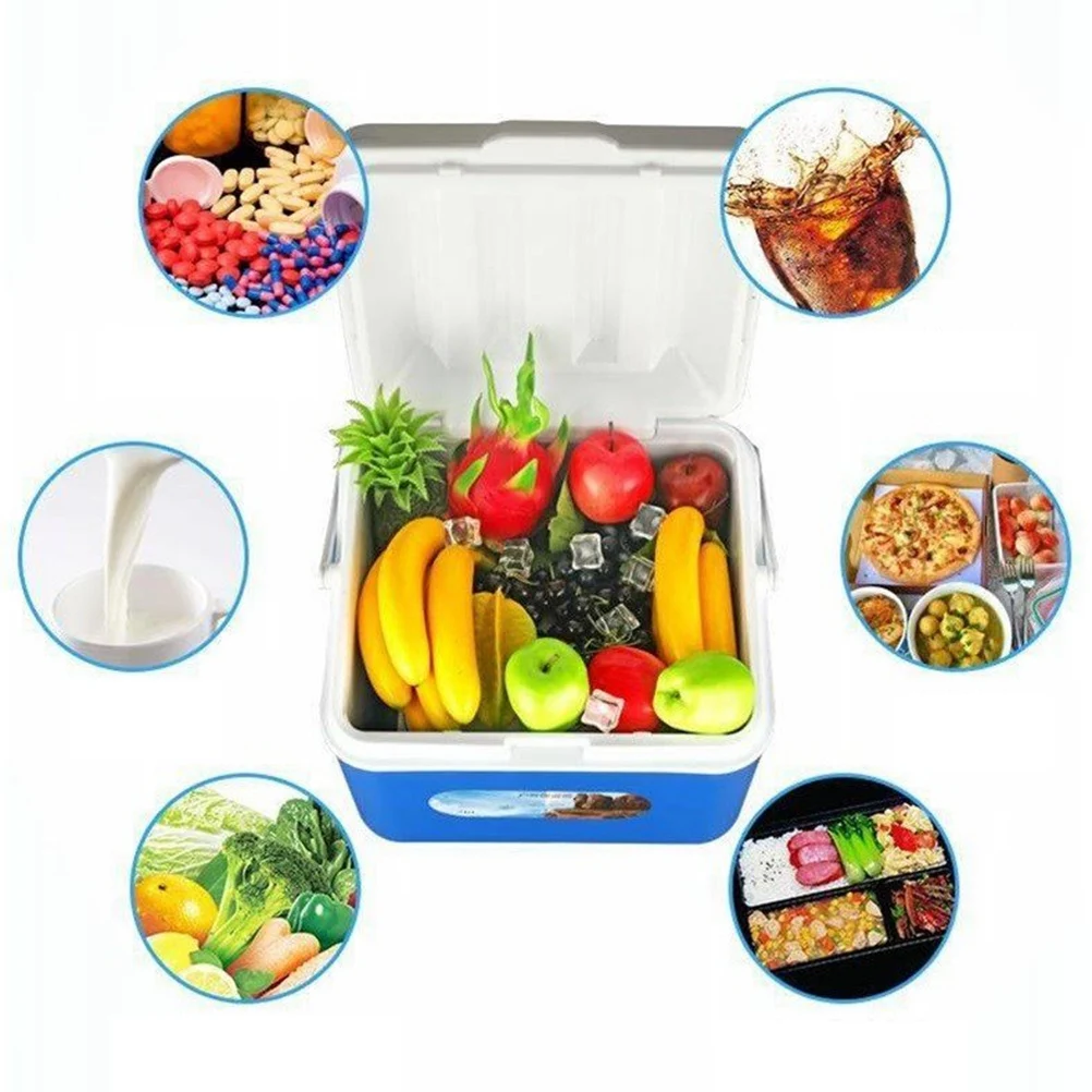 15л Автомобильная термокоробка автомобильный холодильник уличная пластиковая