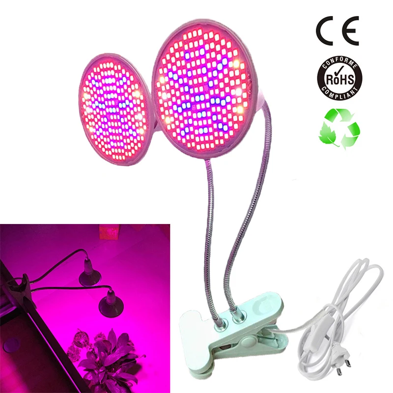 Лампа полного спектра для выращивания растений комнатная лампа E27 суккулентов