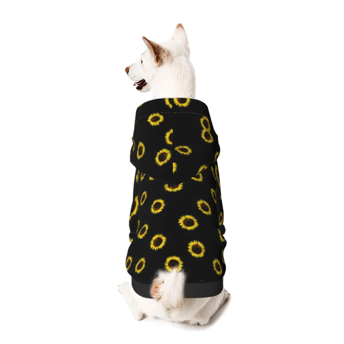 

Sunflower Dogs Costumes Pet Wear Hoodies Super Soft Dog Hoodie Jumpsuit Dog Coat Pet Dog Clothes Apparels for Puppies