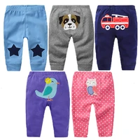 5pcslot newborn baby pants spring baby girl clothes cartoon infant trousers autumn baby boy clothing roupas bebe kids clothes