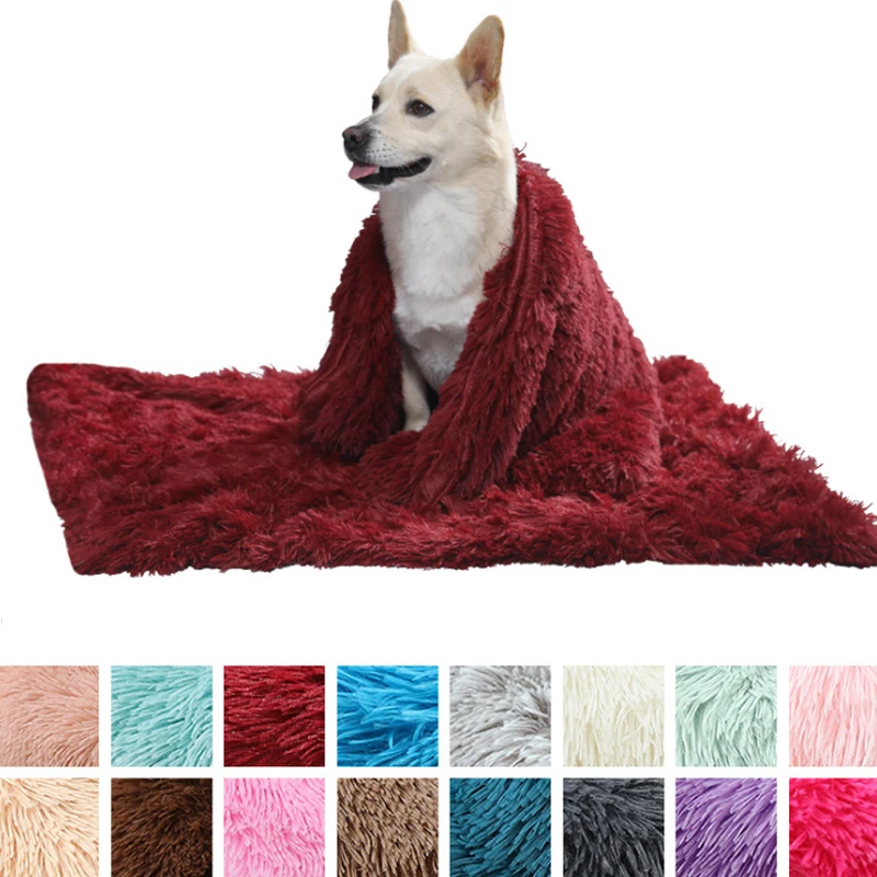 

Dog Mat Blanket Dog Cushion Dog Pet Bed Dog Four Seasons Warm Plush Pet Blanket Sleeping Cover Dog Supplies Winter Warm Quilt