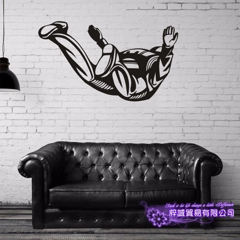 Skydive наклейка парашют автомобиля Наклейка Экстремальные виды спорта плакаты