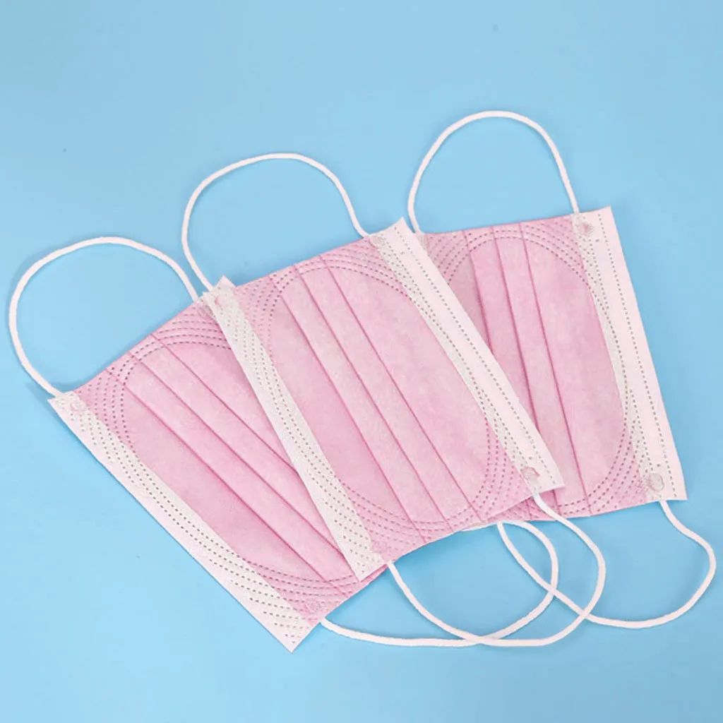 

50pc/100pc Children Kids A Box Of Dispoable Protection Industrial 3Ply Ear Loop face Mask Mascarilla Halloween Cosplay Mask