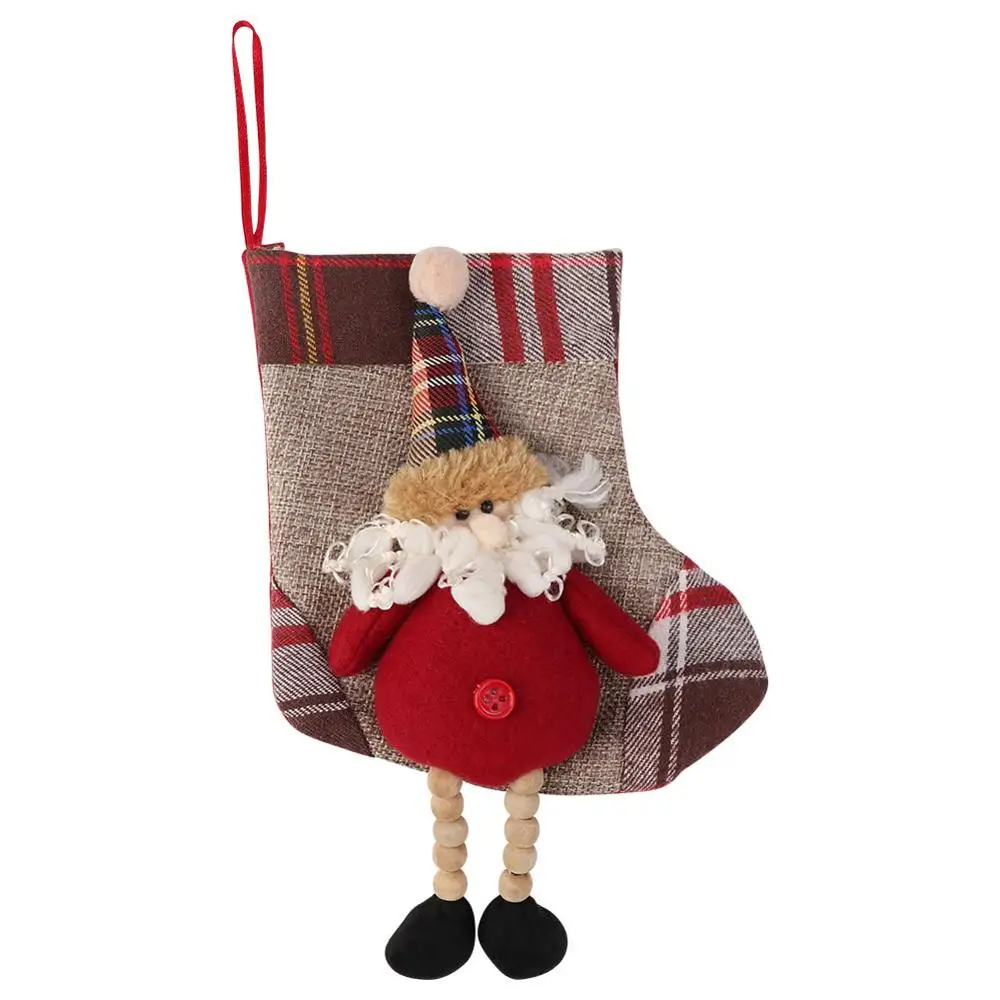 1pc OurWarm 5 шт. деревянные поделки, украшения для рождественской елки, Санта-Клаус, снеговик, лось, подвеска, украшение для рождественской вечеринки, год - Цвет: 1pc
