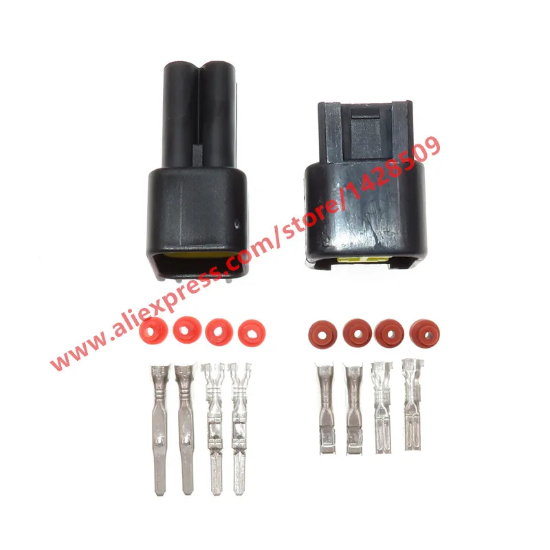 

5 Sets 4 Pin FWY-C-4F-B For Furukawa Auto Connector Waterproof Electrical Plug Connector 12444-5504-2 Female Male