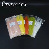 contemplator 10optional colors craft fur streamer shrimp fly tying materials 912cm synthetic long fluffy fiber flies tail wing
