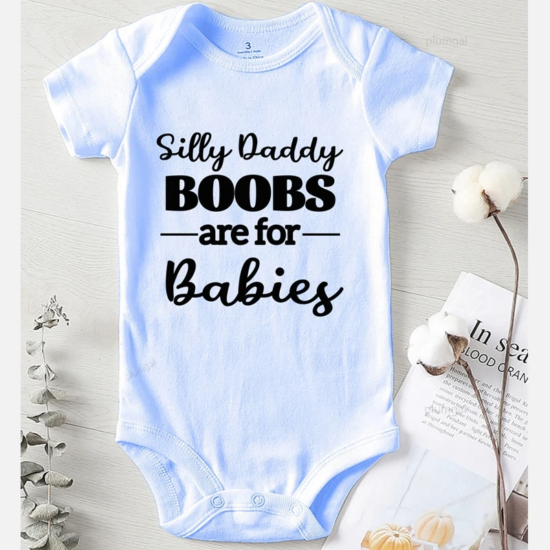 Зимняя одежда для маленьких девочек комбинезон с забавным принтом папы Товары