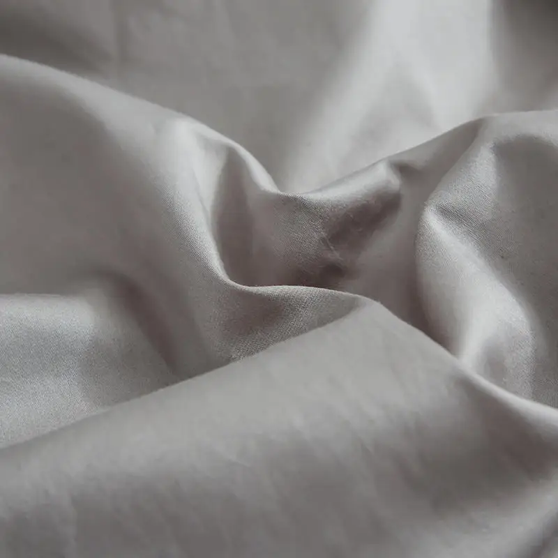 Постельное белье 1 шт. хлопковые простыни темно серого цвета на резинке для