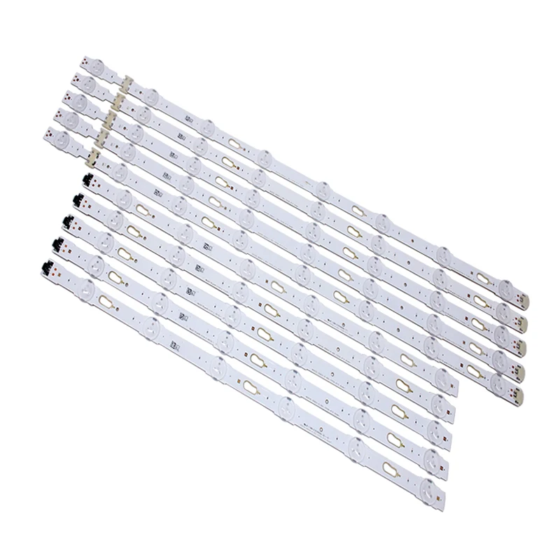 LED Backlight strip 6+8 lamps ForSamsung 55 inch TV E306084/E251781 MU6100-55INCH-R/L-8/6EA-170724/170724-4*1.5 Anode tv parts