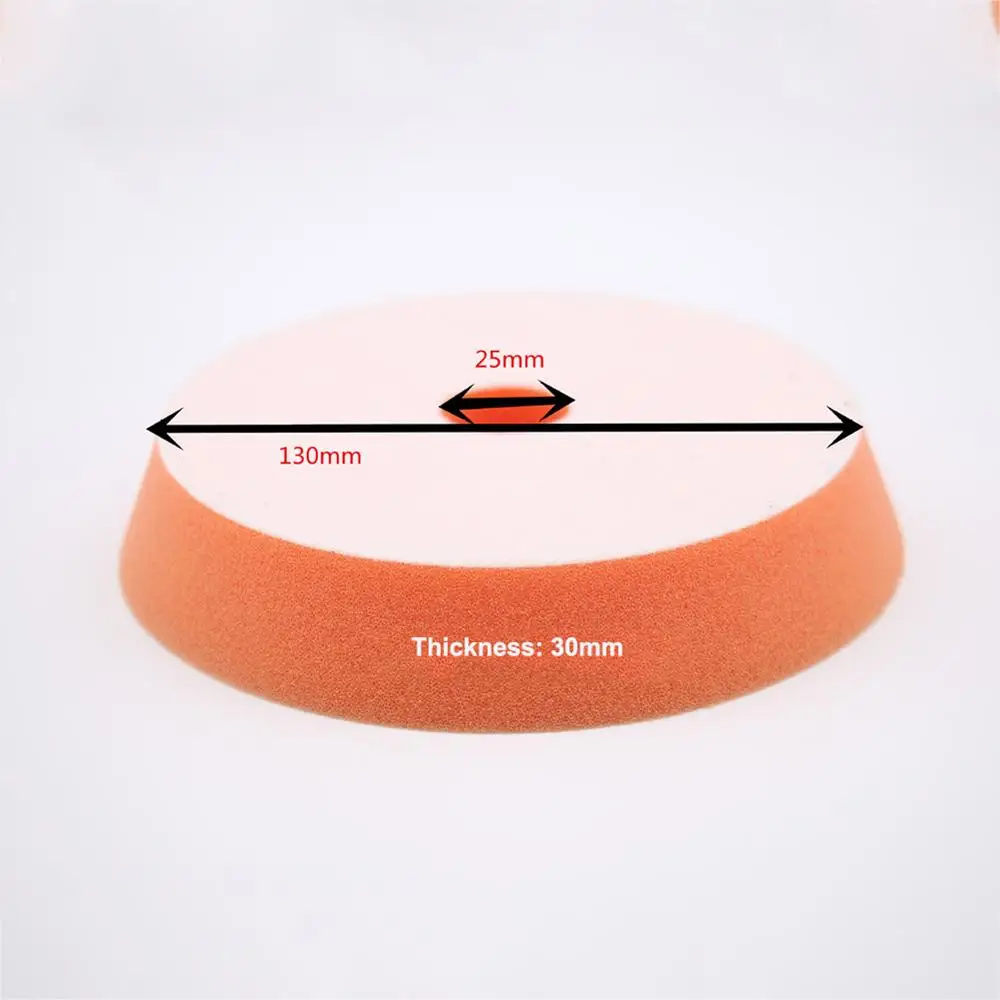 Набор накладок для полировки 5 шт. 150 мм/6 дюймов автомобильная пенопластовая