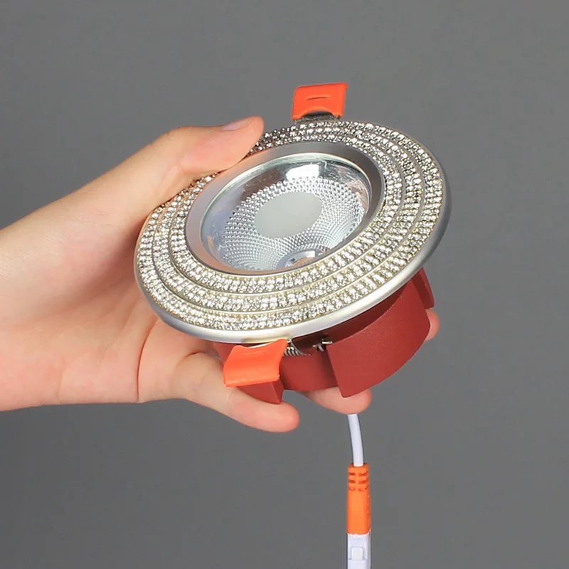 Светодиодный светильник Aisilan точечный светодиодный изготовленный из кристаллов