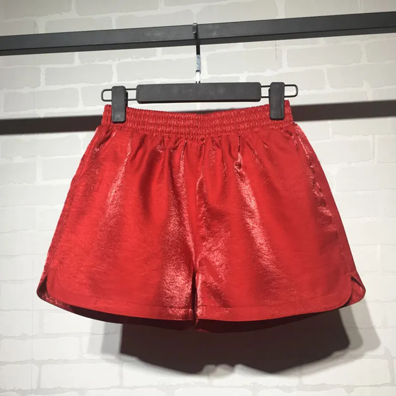2019 Шорты розовые бархатные короткие feminino модные сексуальные облегающие