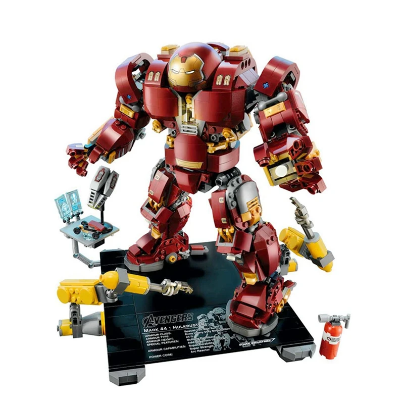 Marvel Avengers Ironman War Machine Sanctum Showdown Spider Man Batman совместимые Lepins строительные блоки