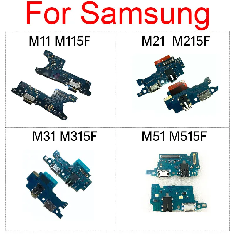 

USB Charging Jack Dock Board For Samsung M11 M115F M21 M215F M31 M315F M51 M515F Charger Port USB Plug Connector Board Parts