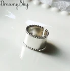 Большое гладкое кольцо DreamySky в стиле панк для женщин, Винтажные Ювелирные украшения в стиле бохо для мужчин и женщин, антикварное кольцо на костяшки пальцев, модный подарок для вечеринки