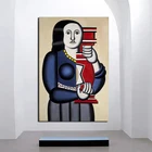 Фернанд легор абстрактная женщина настенная Картина на холсте постеры печать Современная живопись настенные картины для гостиной домашний декор