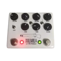 lyr pedal%ef%bc%88ly rock%ef%bc%89 guitar effect pedal doublebarrel overdrive professional classic effect pedalwhite true bypass