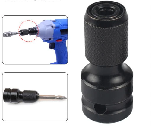 

Square Hex Telescopic Sleeve Conversion Rod Joint Sleeve Adapter Hex Handle Converter