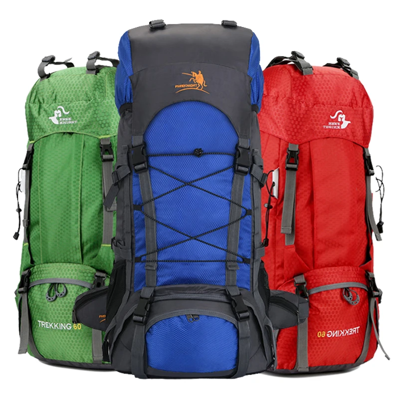 

60L Travel Bag Camping Backpack Hiking Army Climbing Bags Trekking Mountaineering Large Capacity Sport Bag