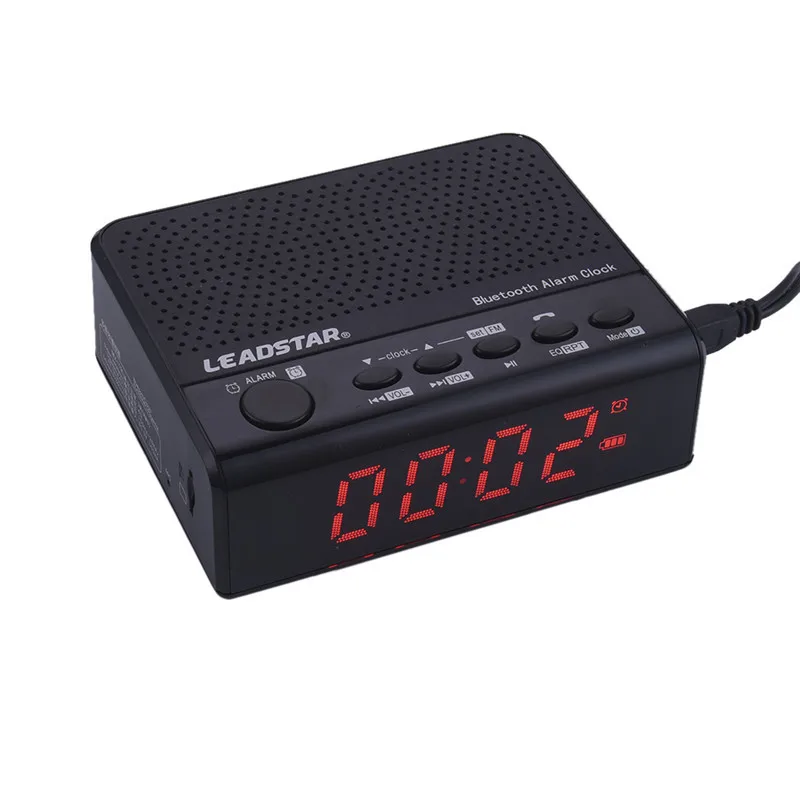 Беспроводные bluetooth-колонки светодиодный сабвуфер Будильник-часы fm-радио будильник TF MP3 аудио USB зарядка телефон громкой связи