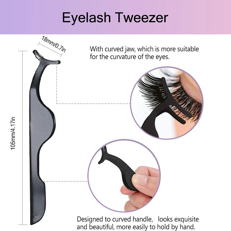 5 Magnet Eyelash Magnetic False Eyelashes&Magnetic Liquid Eyeliner&Tweezer Set Waterproof Long Lasting Extension Tools | Красота и