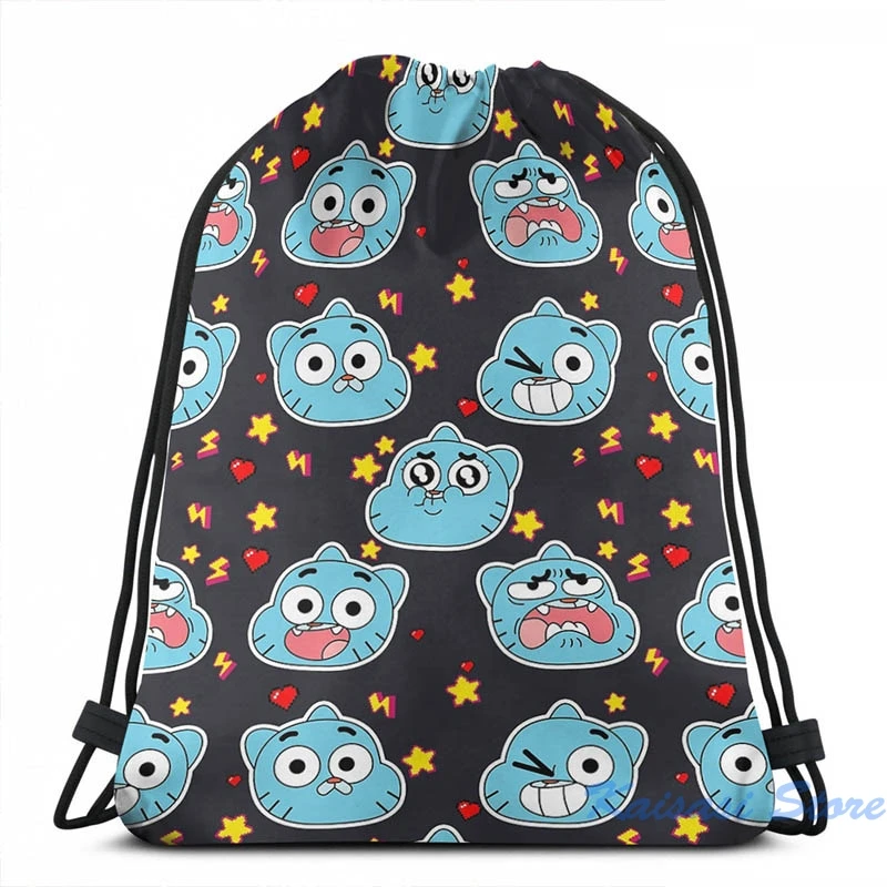 Забавный рюкзак с графическим принтом в виде жевательного мяча USB-зарядкой