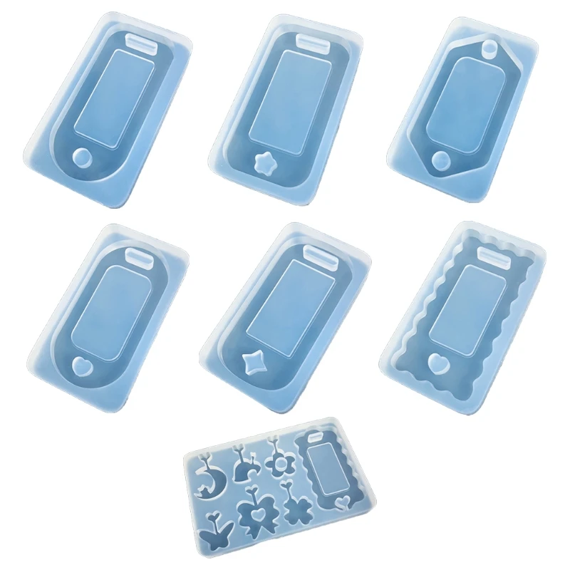 

Hanging Listed Epoxy Resin Mold Label Tag Silicone Mould DIY Crafts Jewelry Keychain Pendant Casting Tools