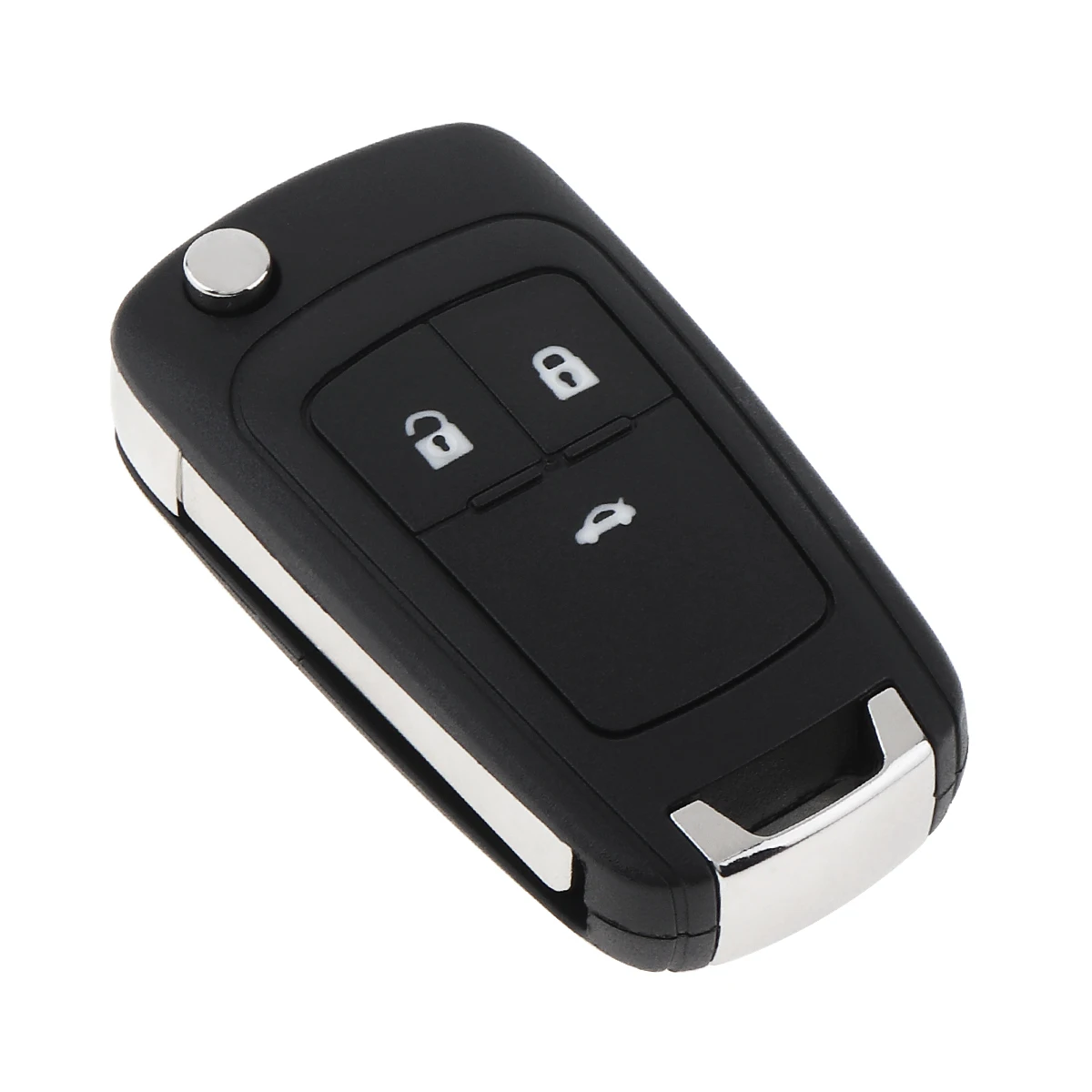 Черный 3 кнопки Замена портативный КЛЮЧ ДИСТАНЦИОННОГО Fob чехол без чипа с Uncut
